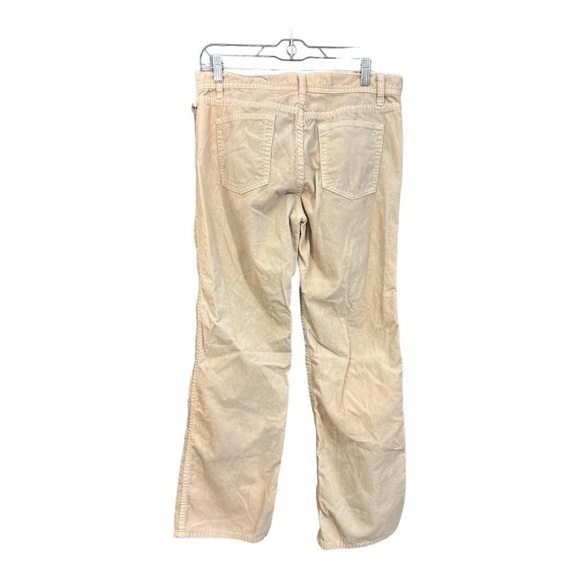 J Crew Cotton Beige Corduroy Bootcut Pant Size 8 XY1 - Picture 2 of 5